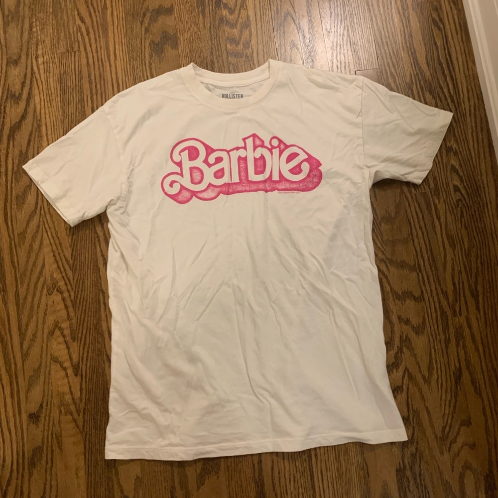 Hollister Cream Cotton T-Shirt